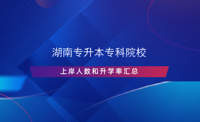 湖南专升本专科院校上岸人数和升学率汇总.png