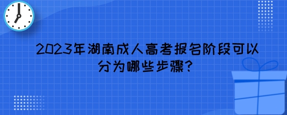 2023年湖南成人高考报名阶段可以分为哪些步骤？.jpeg